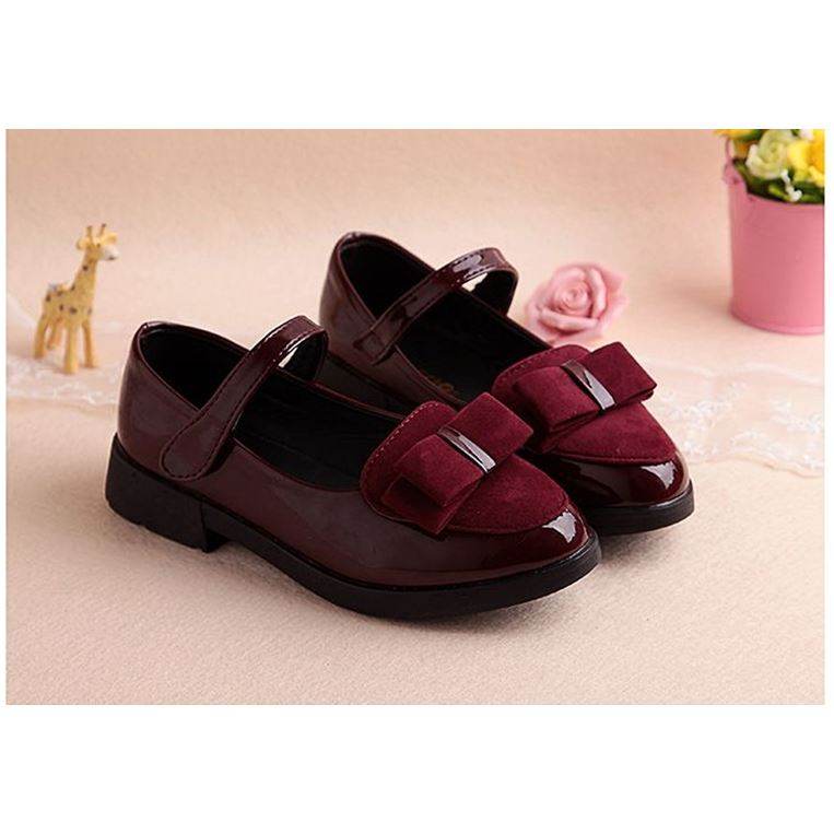 kids girl sneakers school baby girls leather princess shoes - Mubimart