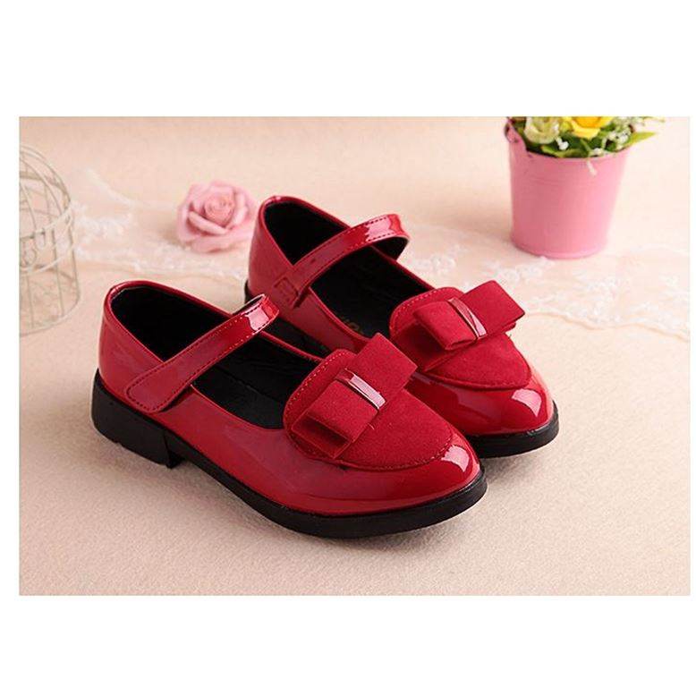 kids girl sneakers school baby girls leather princess shoes - Mubimart