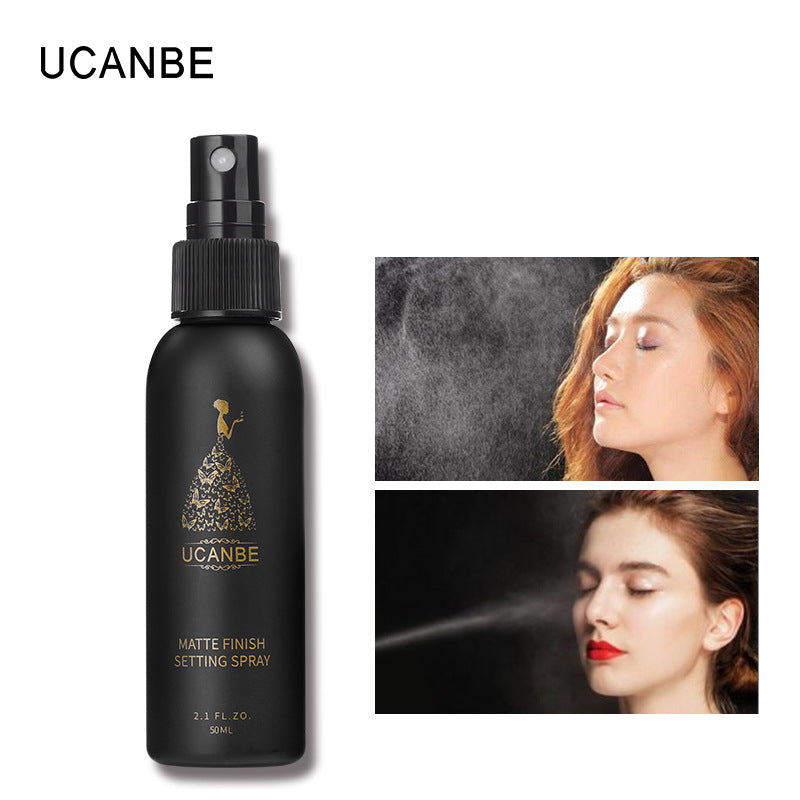 makeup installation spray matt finish long lasting moisturizing fixing Mist with face spray Foundation foundation cosmetic - Mubimart -  