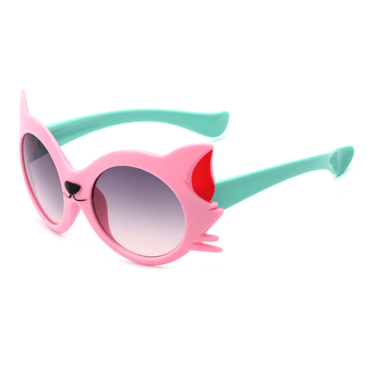 new cat eye children's sunglasses UV protection sunglasses Fashion children's sunglasses - Mubimart