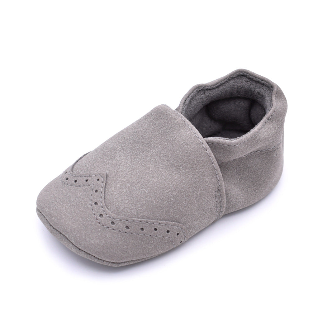 spring and autumn new matte leather baby shoes 0-1 years old soft bottom toddler shoes 7 color baby shoes - Mubimart -  