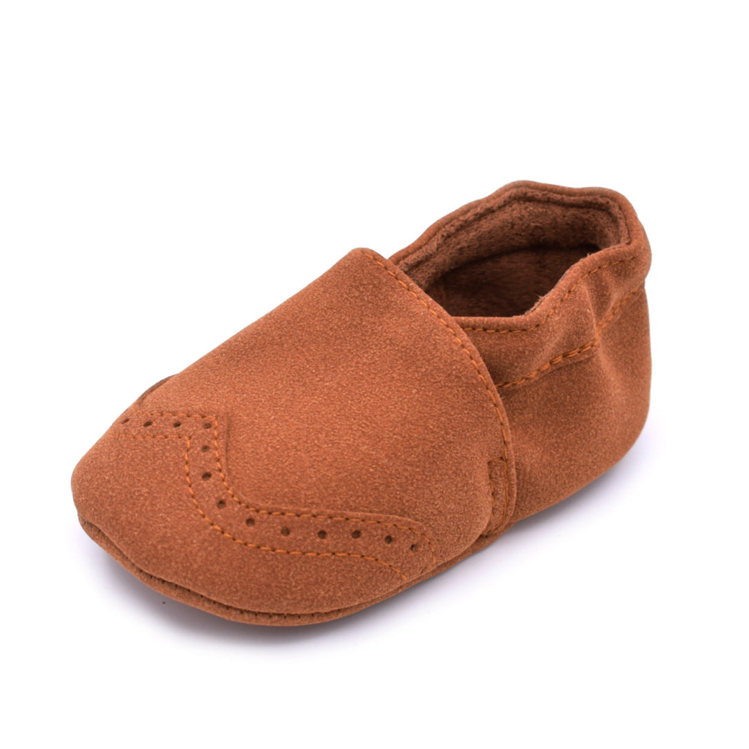 spring and autumn new matte leather baby shoes 0-1 years old soft bottom toddler shoes 7 color baby shoes - Mubimart -  