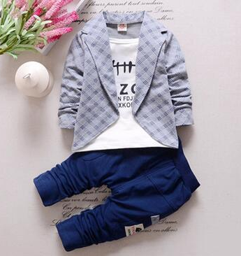 toddler baby clothes children suit 0-3 years old suit + pants children's sportswear boys girls children's clothing brand - Mubimart -  