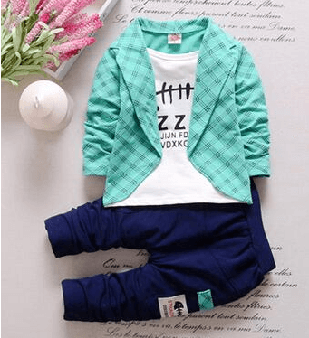 toddler baby clothes children suit 0-3 years old suit + pants children's sportswear boys girls children's clothing brand - Mubimart